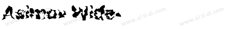 Asimov Wide字体转换